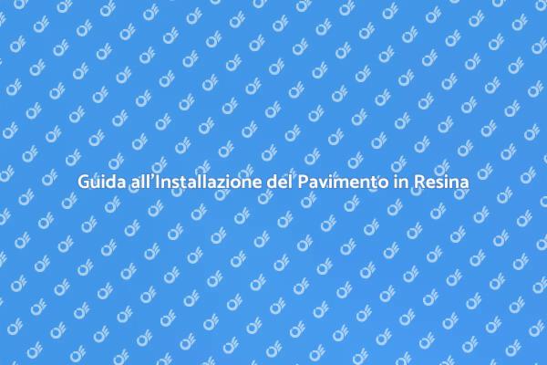 Installazione Pavimento in Resina: Ecco Come
