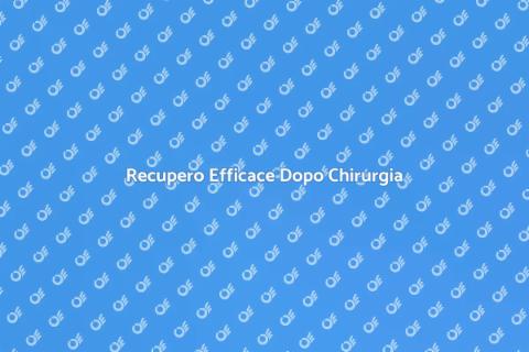 Riabilitazione Post Operatorie Efficace
