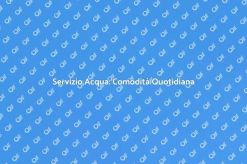 Consegna Acqua: Servizio Flessibile