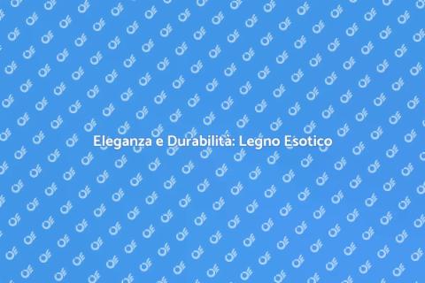 Pavimento in Legno Esotico: Eleganza