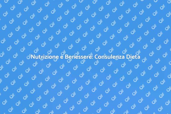 Nutrizione Sostenibile: Consulenza Dieta