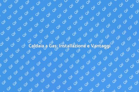 Montaggio Caldaia a Gas: Comfort Assicurato