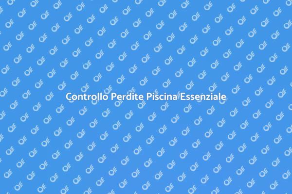 Importanza dell'Ispezione Perdite Piscina