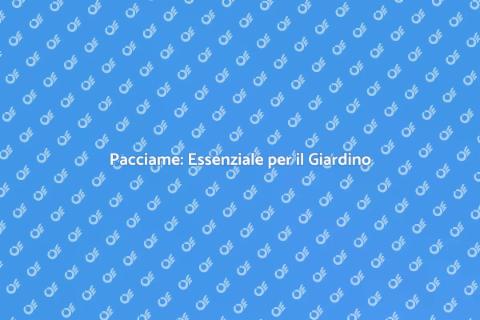 Consegnare Pacciame: Sostenibilità Verde