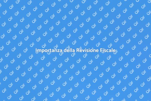 Revisione Fiscale: Proteggi le Tue Finanze