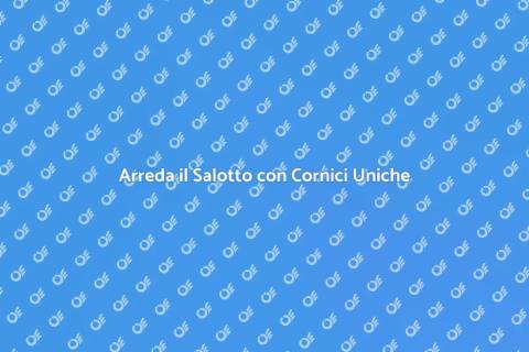 Cornici Decorative per il Salotto