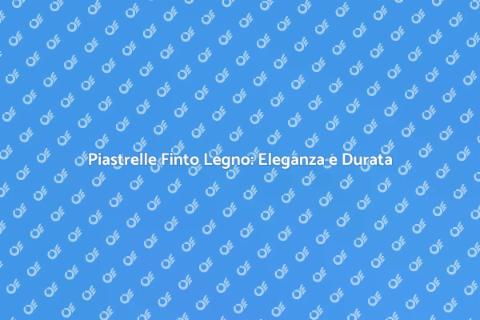 Pavimento in Piastrelle Finto Legno