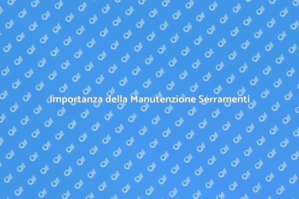 Manutenzione Serramenti per Sicurezza e Comfort