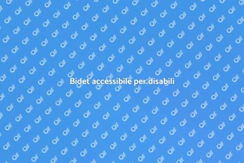 Bidet per disabili con pulsante