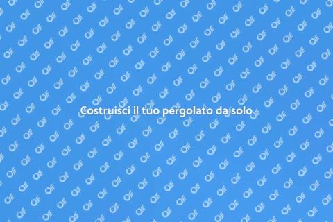 Realizzare un pergolato fai da te