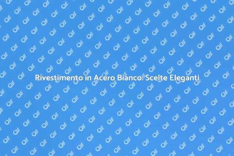 Pavimento in Acero Bianco: Eleganza