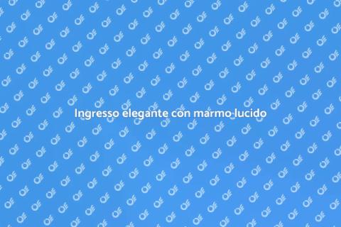 Ristrutturare l'ingresso con marmo