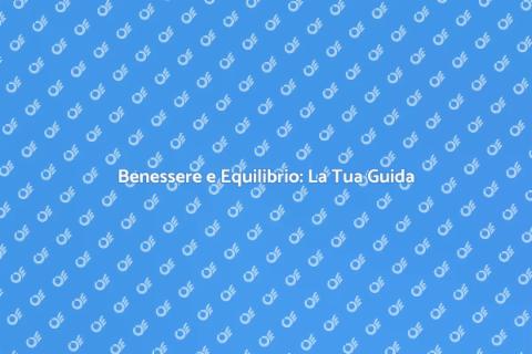 Il Mio Programma di Benessere