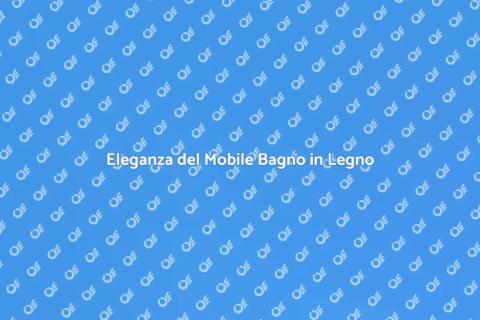 Mobile Bagno in Legno Scuro
