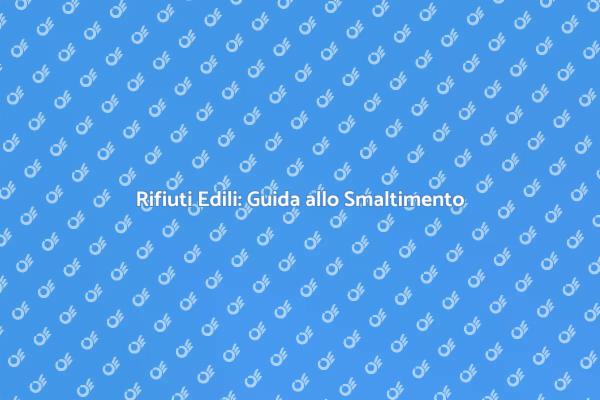 Smaltimento Responsabile dei Rifiuti