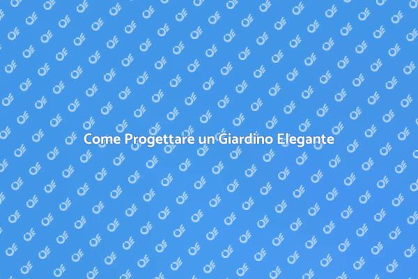Creare un Giardino di Stile Palazzo