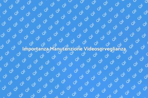 Manutenzione Hardware Videosorveglianza