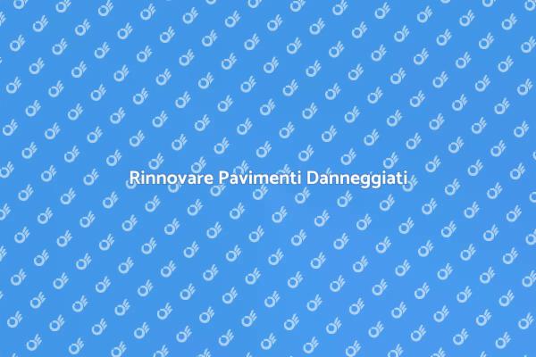 Interventi per Pavimenti Sicuri