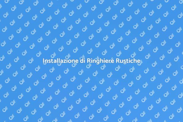 Ringhiere in Stile Rustico: Eleganza e Funzionalità