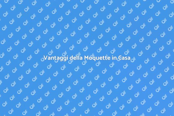 Moquette: Il Tocco di Comfort per la Tua Casa