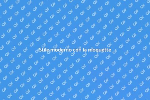 Moquette per spazi innovativi