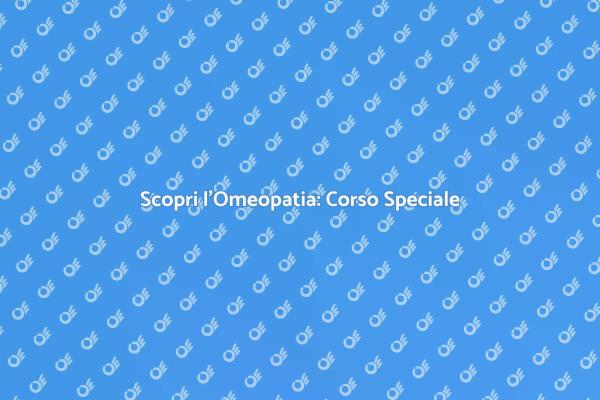 Segreti dell'Omeopatia Svelati