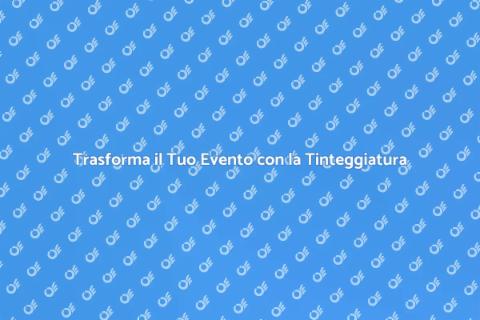Tinteggiatura Spazi per Eventi