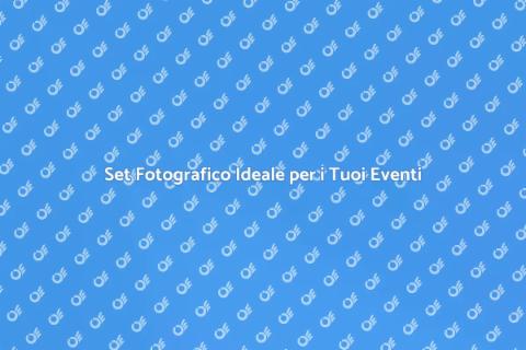 Noleggia un Set Fotografico per Eventi