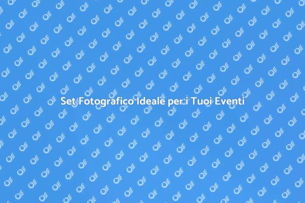 Cattura i Tuoi Momenti con un Set Fotografico