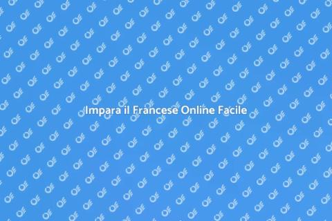 Lezione Online di Francese
