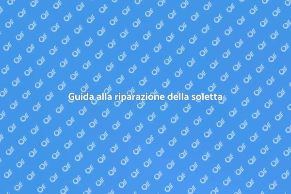 Come riparare una perdita della soletta