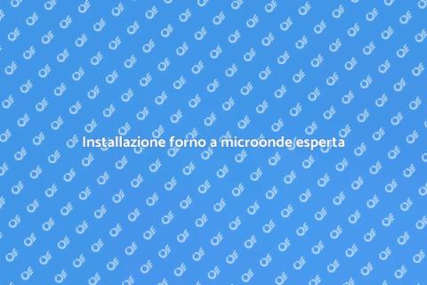 Installazione forno a microonde sicura