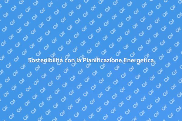 Pianificazione Energetica Sostenibile