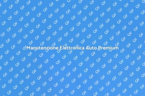 Assistenza Premium Elettronica Auto