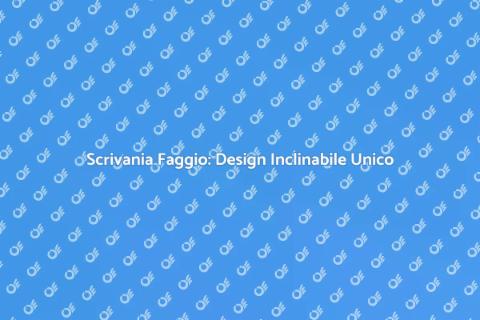 Scrivania Inclinabile su Misura in Faggio