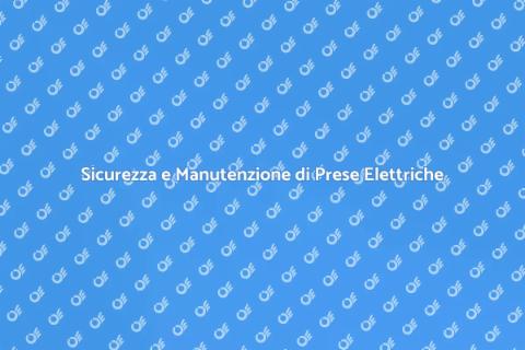 Manutenzione Interruttori e Prese Elettriche