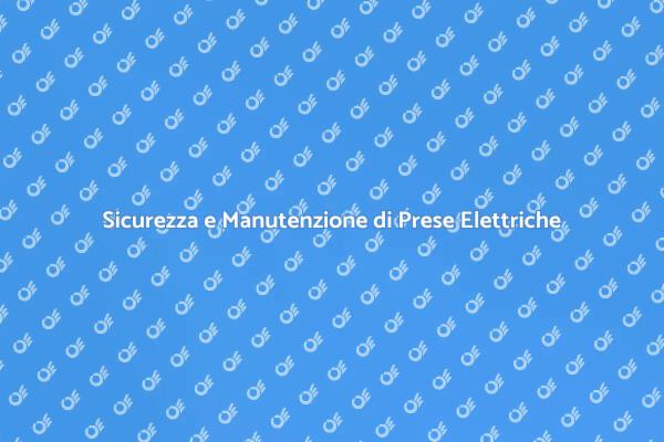 Manutenzione Elettrica: Interruttori e Prese