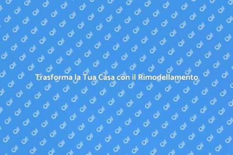 Rimodellamento Domestico: Stile e Comfort
