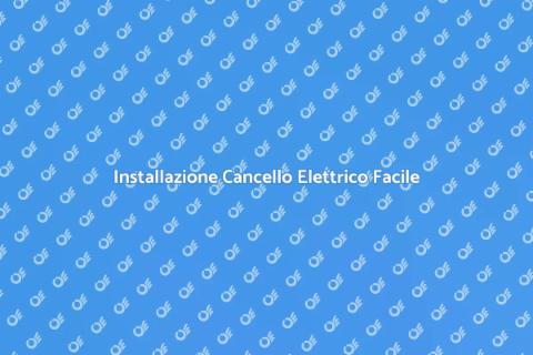 Cancello Elettrico: Sicurezza e Design