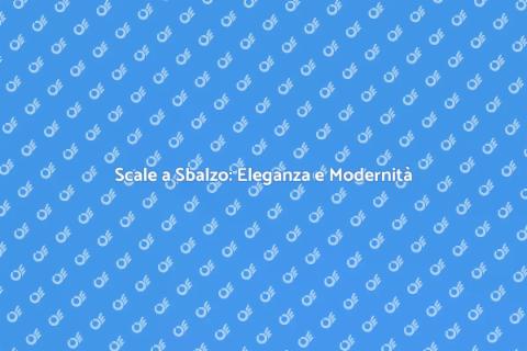 Scale a Sbalzo: Stile e Funzionalità