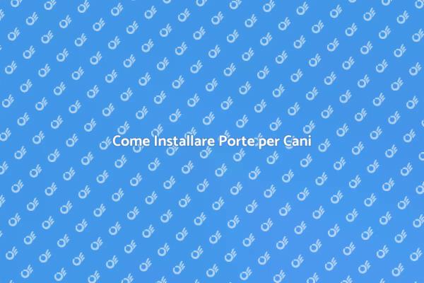 La Libertà dei Cani con le Porte
