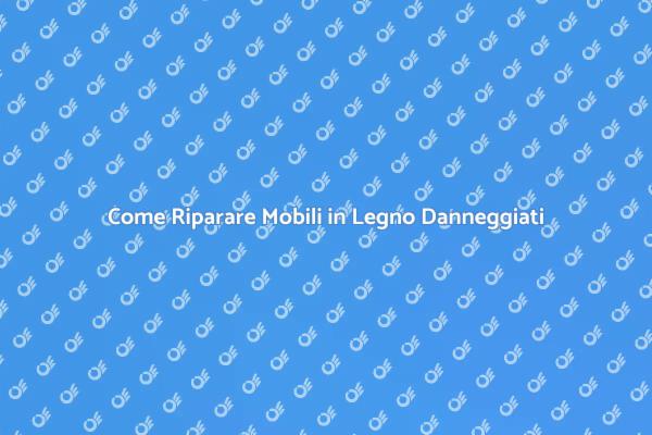 Rinnova i Tuoi Mobili in Legno!