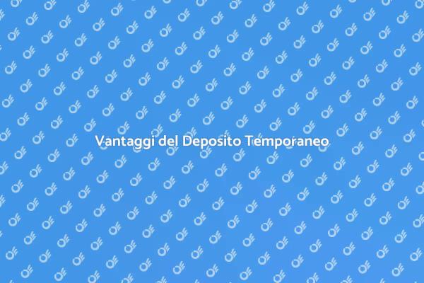 Traslochi senza stress con deposito temporaneo