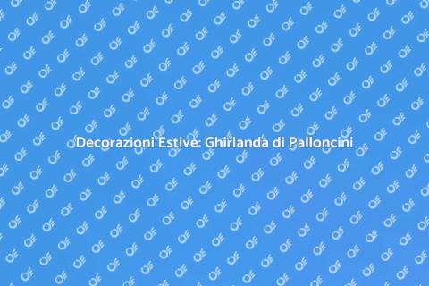 Ghirlanda di Palloncini per Eventi