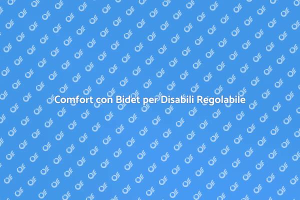 Il Bidet Ideale per Disabili