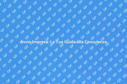 Consulenza per Costituzione Aziendale