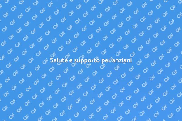 Supporto sanitario per anziani