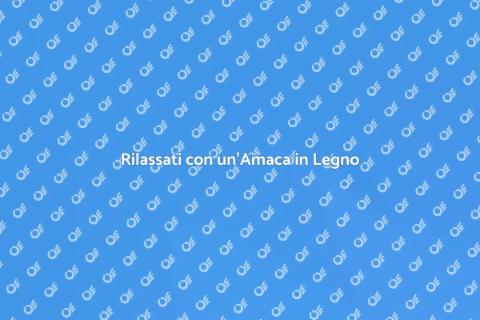 Amaca in Legno per il Giardino