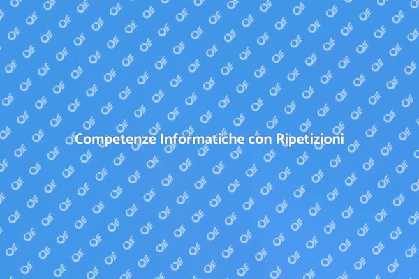 Sviluppa le tue Competenze Informatiche