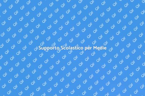 Assistenza Studio Scuole Medie